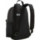 Czarny plecak dziecięcy Puma Phase Small 13 l 091323-01 z białym logo, przednią kieszenią, boczną siatką i regulowanymi szelkami