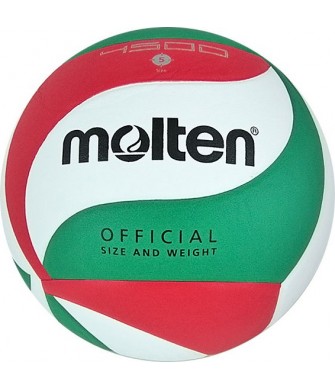 Piłka Siatkowa Molten V5M4500 Rozmiar 5 Biało-Czerwono-Zielona
