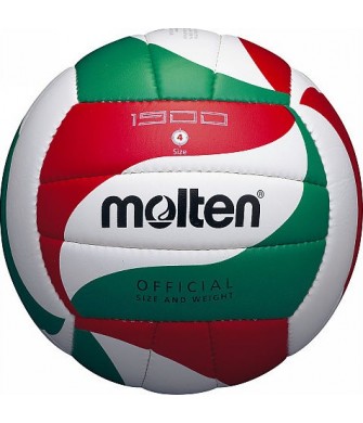 Piłka siatkowa Molten V4M1900 biało-zielono-czerwona do gry na hali