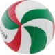 Piłka siatkowa Molten V5M2000-L Light r.5 biało-czerwono-zielona, lekka 200–220 g z miękką powierzchnią PU
