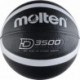 Piłka do koszykówki Molten B6D3500-KS czarno-srebrna rozmiar 6 outdoor