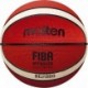Piłka do koszykówki Molten B5G2000 FIBA brązowo-kremowa, gumowa, 12-panelowa