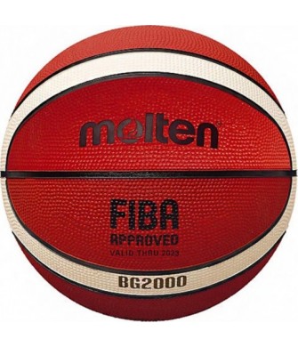 Piłka Do Koszykówki Molten B6G2000 FIBA Rozmiar 6 Pomarańczowo-Kremowa