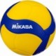 Piłka siatkowa Mikasa VT500W treningowa żółto-niebieska, dociążona 500 g, 18-panelowa
