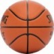 Pomarańczowa piłka do koszykówki Spalding React TF-250 76802Z r. 6 z czarnymi rowkami i logo Spalding