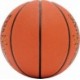 Pomarańczowa piłka do koszykówki Spalding Excel TF-500 76797Z r. 7 z czarnymi kanałami i logo Spalding