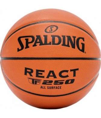 Piłka Do Koszykówki Spalding React TF-250 Rozmiar 7 76801Z Pomarańczowa