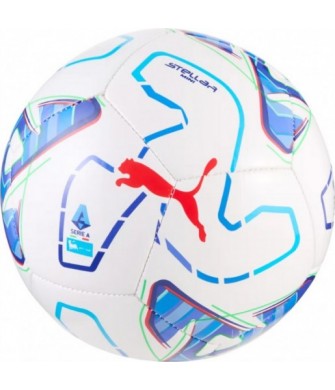 Piłka Nożna Puma Stellar Serie A Mini Rozmiar 1 085166 01 Biało-Niebiesko-Turkusowa