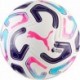 Biało-fioletowo-różowa piłka nożna Puma Stellar Match PL 085110 01 r. 5 z logo Puma i Premier League