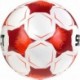 Biało-czerwona piłka nożna halowa Select Futsal Samba 320010 r. 4 z logo Select i czarnymi detalami