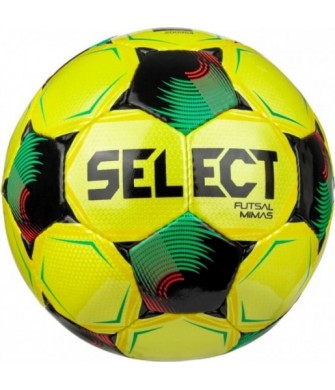 Piłka Nożna Halowa Select Futsal Mimas V26 FIFA Basic 310022 Żółto-Czarno-Zielona
