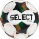 Biało-czarno-zielono-pomarańczowa piłka nożna halowa Select Futsal Planet 310021 r. 4 z logo Select