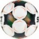 Biało-czarno-zielono-pomarańczowa piłka nożna halowa Select Futsal Planet 310021 r. 4 z logo Select