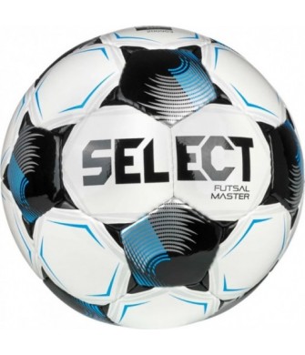 Piłka Nożna Halowa Select Futsal Master V26 FIFA Basic Rozmiar 4 200953 310019 Biało-Czarno-Niebieska