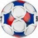 Biało-niebiesko-czerwona piłka nożna Select Match V26 FIFA Basic 120078 r. 5 z 32 panelami Dual Bonded, strukturą PU i logo Sele