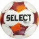 Biało-czerwona piłka nożna Select Brillant Replica V25 161392 rozmiar 5 z kontrastową grafiką, 32 panelami i logo Select