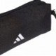 Czarny plecak Adidas With Pencil Case 23 l JI8081 z białym logo, regulowanymi szelkami i osobnym piórnikiem zapinanym na zamek