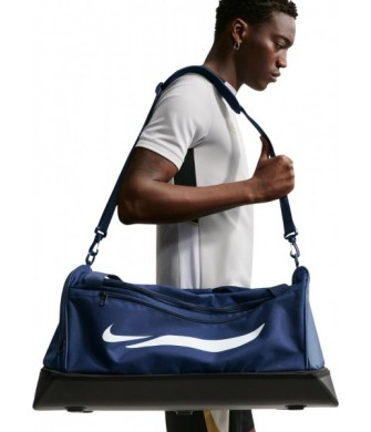 Torba sportowa Nike Academy Team Hardcase 59 l IO0920 410 granatowo-czarna z usztywnionym dnem