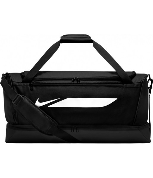 Torba sportowa Nike Academy Hardcase 60 l IO0920 010 czarna z usztywnioną dolną przegrodą
