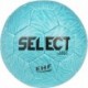 Piłka ręczna Select Light Grippy DB V26 EHF niebieska w jasnym turkusowym odcieniu, miękka i teksturowana