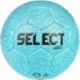 Piłka ręczna Select Light Grippy DB V26 EHF niebieska w jasnym turkusowym odcieniu, miękka i teksturowana