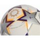 Biało-pomarańczowo-fioletowa piłka nożna Adidas UCL Womens Mini KE5143 rozmiar 1 z piankowym rdzeniem i grafiką Ligi Mistrzyń