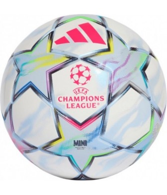 Piłka Nożna Adidas UCL Mini 26/27 League Stage Rozmiar 1 KE9770 Biało-Błękitna