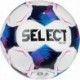 Biało-czarno-niebieska piłka nożna Select Team V26 FIFA Basic r. 5 z logo Select i 32-panelową konstrukcją