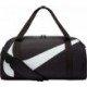 Torba sportowa Nike Gym Club 25 l DR6100 010 czarno-biała z dużym logo Nike