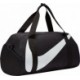 Torba sportowa Nike Gym Club 25 l DR6100 010 czarno-biała z dużym logo Nike