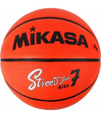Piłka koszykowa Mikasa BB702D-OBK-EC pomarańczowo-czarna, gumowa do treningu