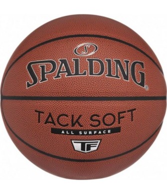 Piłka koszykowa Spalding Tack-Soft TF 76941Z brązowa, kompozytowa indoor outdoor
