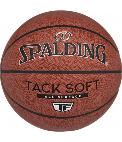Piłka koszykowa Spalding Tack-Soft TF 76941Z brązowa, kompozytowa indoor outdoor