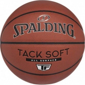 Piłka koszykowa Spalding Tack-Soft TF 76941Z brązowa, kompozytowa indoor outdoor
