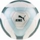 Piłka nożna Puma MCFC King 085013 01 r.5 biało-zielono-niebieska, szyta maszynowo z 32 paneli
