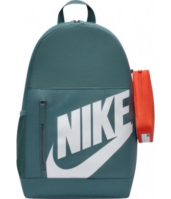 Plecak Nike Elemental 20 l HJ4186 382 zielony z pomarańczowym piórnikiem
