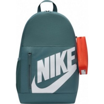 Plecak Nike Elemental 20 l HJ4186 382 zielony z pomarańczowym piórnikiem