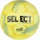 Piłka ręczna Select Mundo DB V24 EHF żółta z niebiesko-turkusowymi detalami, miękka i teksturowana