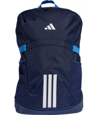 Plecak sportowy Adidas Tiro 28 l KD4223 granatowy z białym logo i kieszenią na obuwie
