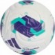 Piłka nożna Adidas Queens League Mini KE8233 biało-fioletowo-turkusowa z piankowym rdzeniem