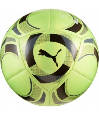 Piłka nożna Puma BVB Culture 085226 02 limonkowo-szara z herbem Borussia Dortmund