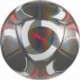 Piłka nożna Puma AC Milan Culture 085218 02 szaro-czarno-czerwona z herbem AC Milan