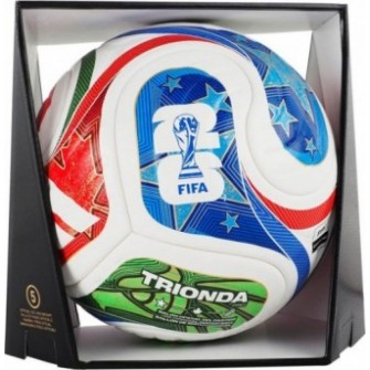 Piłka Adidas FIFA World Cup 26 Trionda Pro JD8021 r.5 biała, oficjalna piłka meczowa FIFA Quality Pro w pudełku