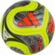 Żółto-czarno-srebrna piłka Adidas Trionda Pro Winter JD8023 r. 5 z czerwonymi detalami