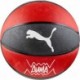 Piłka do koszykówki Puma teamJAWS 084688 02 czerwono-czarna z chropowatą gumową powierzchnią