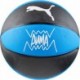 Niebiesko-czarna piłka do koszykówki Puma teamJAWS 084688 01 r. 7 z białym logo Puma