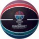 Piłka do koszykówki Molten B7G2000-E5Z EuroBasket 2025 czarno-niebiesko-czerwona rozmiar 7