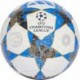 Biało-niebiesko-złota piłka halowa Adidas UCL Pro Sala JP1546 r. 4 z logo Ligi Mistrzów UEFA