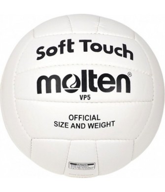 Piłka siatkowa Molten VP5 Soft Touch biała do gry na hali