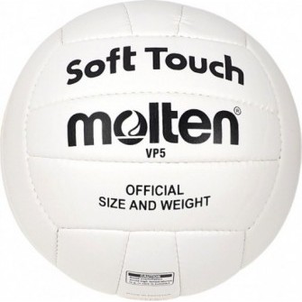 Piłka siatkowa Molten VP5 Soft Touch biała do gry na hali